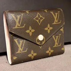 ルイヴィトン モノグラム ポルトモネ ロザリ コンパクト 財布 ローズ