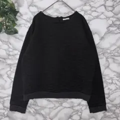 GU ブラック スウェット Lサイズ ジーユー ゆったり