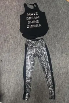 ZUMBAウェア　正規品　レオパード柄上下セット