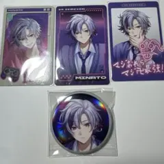 にじさんじ　不破湊　VSせむよん　フォト風カード　缶バッジ