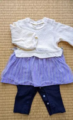 アプレレクールロンパース70cm