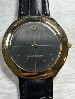 CHARLES JOURDAN 手巻き レディース腕時計 黒文字盤 ゴールドのサムネイル