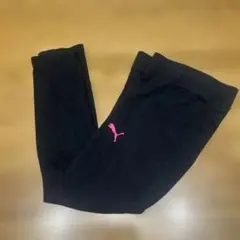 【美品】PUMA キッズ レギンス ブラック 5/6