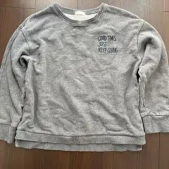 GU 黒 長袖トレーナー 150