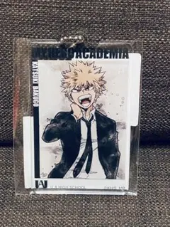 ヒロアカ 爆豪勝己 ベースヤード 缶バッジ ベースヤードトーキョー GOODS | TVアニメ『僕のヒーローアカデミア』コラボイベント