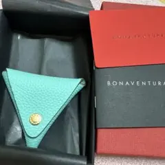 最終値下げ 新品 ボナベンチュラ トライアングルコインケース ブルー