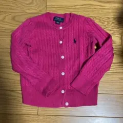 Polo Ralph Lauren ピンク カーディガン 3/3T