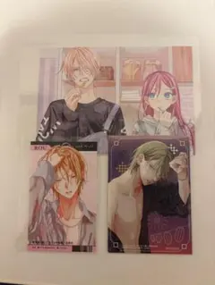 野良猫と狼 5巻～6巻 特典 イラストカード 型抜きクリアシート ミユキ