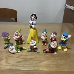 白雪姫と七人の小人 陶器フィギュアセット - メルカリ