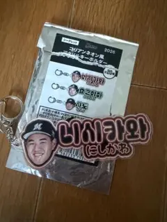 千葉ロッテマリーンズ 西川史礁 アクリルキーホルダー コリアンネオン風