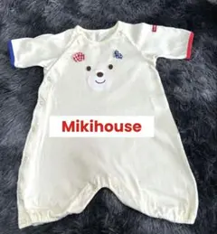 Mikihouse クマ刺繍ロンパース 50-60 cm