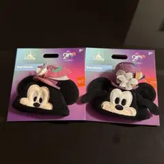 香港ディズニー20周年 パーティーハット バッグチャーム グーフィ ミニー