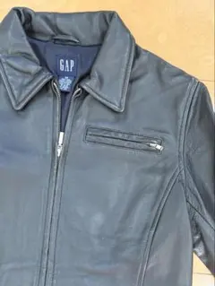 GAP 黒 レザージャケット OLD GAP 00shot