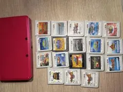 ニンテンドー3DS ピンク 本体とソフト16本セット