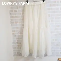LOWRYS FARM シアーボリュームスカート