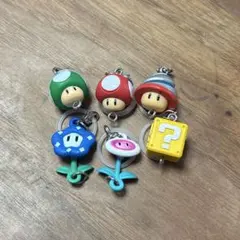 スーパーマリオブラザーズ めじるしアクセサリー 6点セット
