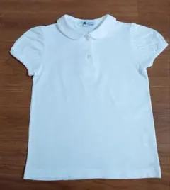 ドレッサージュ ブラウス　シャツ　ポロシャツ　白　半袖　フォーマル　お受験