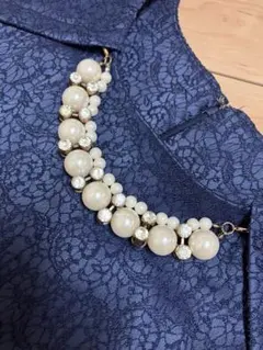 ROYAL PARTY ノースリーブ ワンピ ドレス ネイビー オケージョン