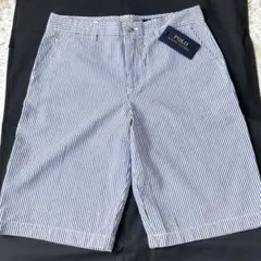 ☆未使用タグ付き☆ポロラルフローレン　シアサッカーショートパンツ　ポニー刺繍