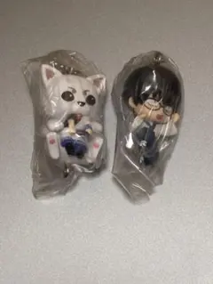 銀魂　つまんでつなげてマスコット　定春　志村新八