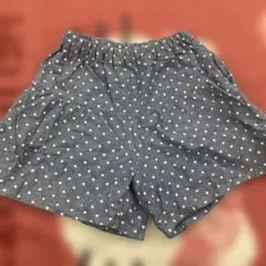 水玉模様 ハーフパンツ 130サイズ　女の子