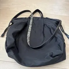SHIPS any マルチ2wayトートバッグ　ブラック