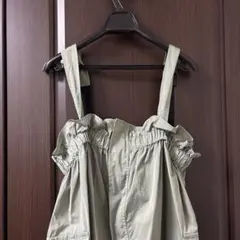 KBFグリーンオーバーオール ストラップ付き