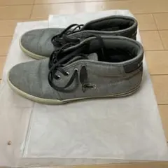 Lacoste グレー ハイカットスニーカー