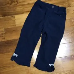 接触冷感　猫ポケット　七分丈　ストレッチパンツ　120 エニィファム