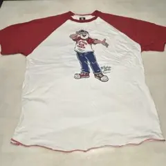 キャプテン・サンタ Tシャツ 赤白 ラグラン