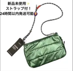 未使用✨️topologieトポロジー ボトルサコッシュ　ショルダーバッグ緑