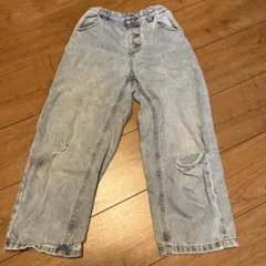 GU キッズ デニムパンツ 130cm