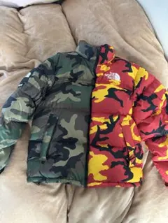 Supreme THE NORTH FACE Split Nuptse 迷彩