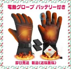 電熱グローブ 電熱手袋 16000mAhバッテリー付き 3Mシンサレート　限定１