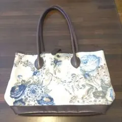 ローラアシュレイ　花柄トートバッグ