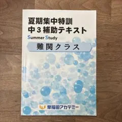 2026年最新】早稲アカ 特訓 中3の人気アイテム - メルカリ