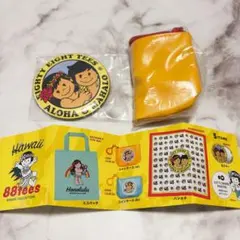 88tees ガチャ コインケース、缶ミラー セット