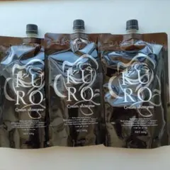 KURO ナチュラルブラック クリームシャンプー 400g 3個セット - メルカリ