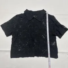 GU レースコンパクトシャツ(半袖) M