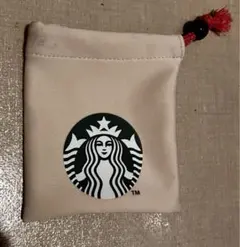 Starbucks ロゴ入り　巾着ポーチ