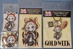 ウマ娘 オルフェーヴル アクスタ アクキー 缶バッジ ステッカー 4種セット ウマ娘 オルフェーヴル アクスタ アクキー 缶バッジ ステッカー 4種