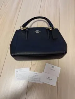 COACH ショルダーバッグ 黒 レザー