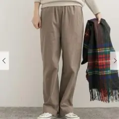 コーデュロイ ワイドパンツ