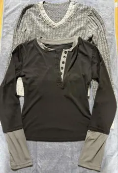 カットソー　2枚組