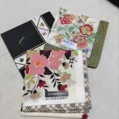 BURBERRY & marie claire ハンカチ 3枚セット