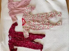 足つきロンパース3点まとめ売り