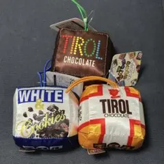 チロルチョコ　キラキラマスコット　3点セット