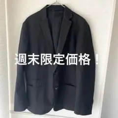 【美品・日本製】ck Calvin Klein テーラードジャケット 黒　L