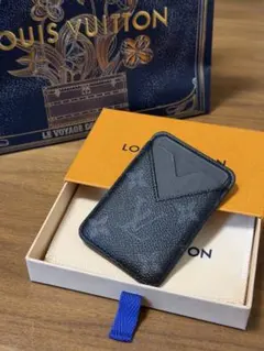 Louis Vuitton 黒 レザー カードケース