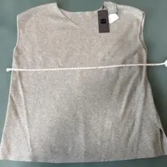 PLST サマーニット　グレー　Mのサムネイル